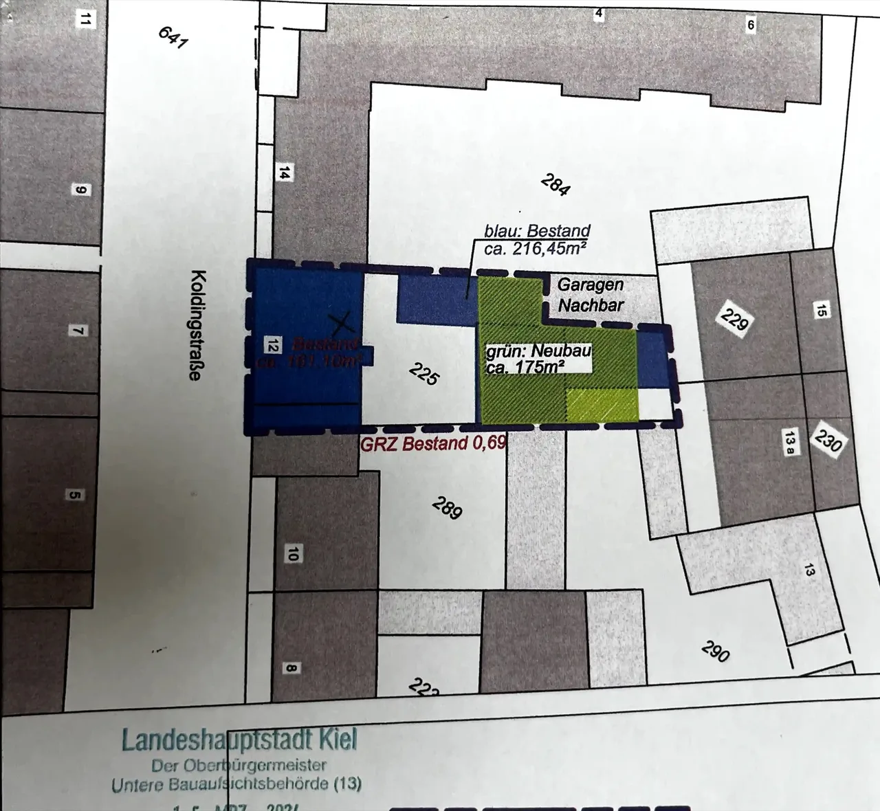 Bestand & Neubau · Lageplan